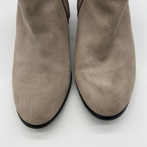 Sam Edelman Womens Pacer Light Gray Suede Leather Ankle Booties Size 8.5 - Picture 5 of 12